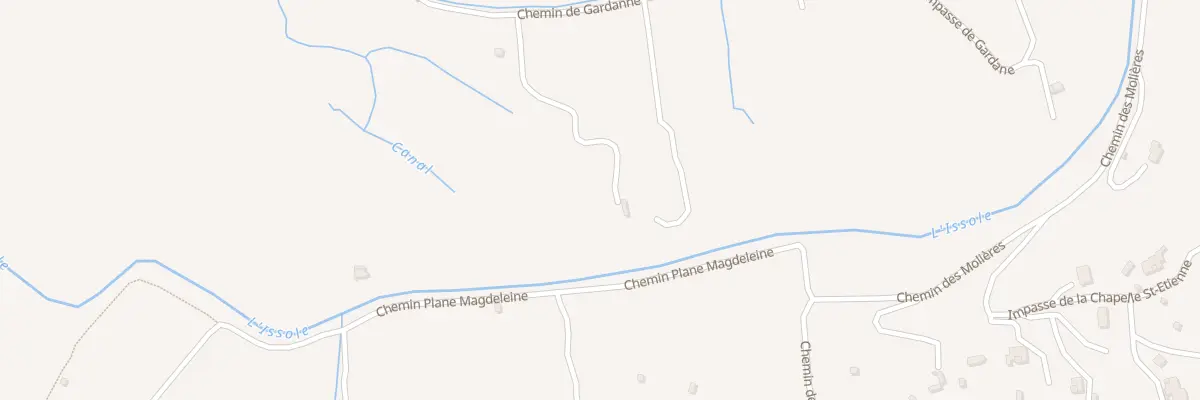 Plan du 251 Che de Gardane à Besse-sur-Issole