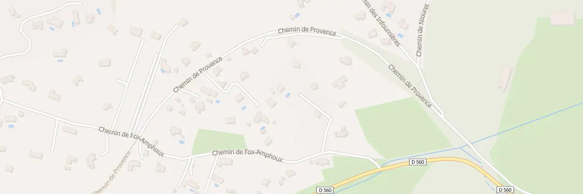 Plan du 5000 Che de Fox Amphoux à Sillans-la-Cascade