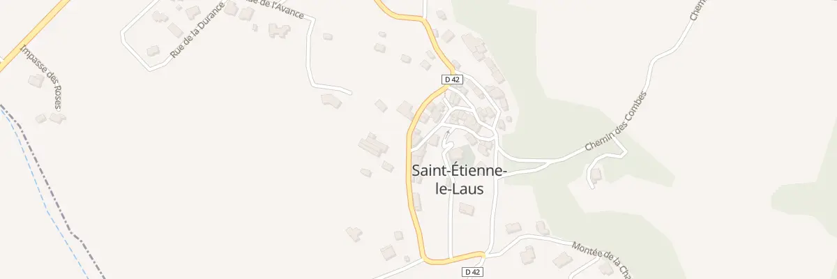 Plan du 5172 Le Village à Saint-Étienne-le-Laus
