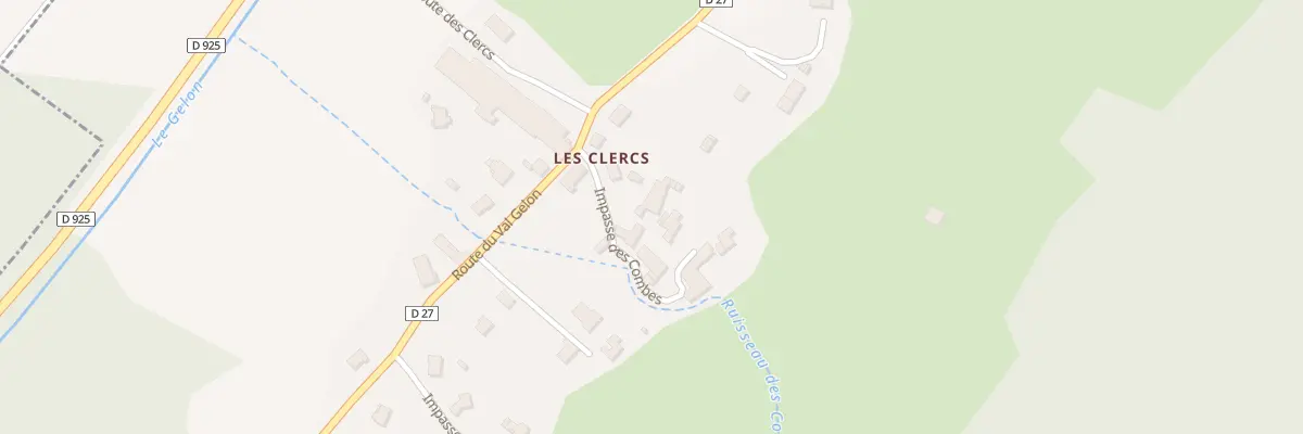 Plan du 95B Imp des Combes à Villard-Léger