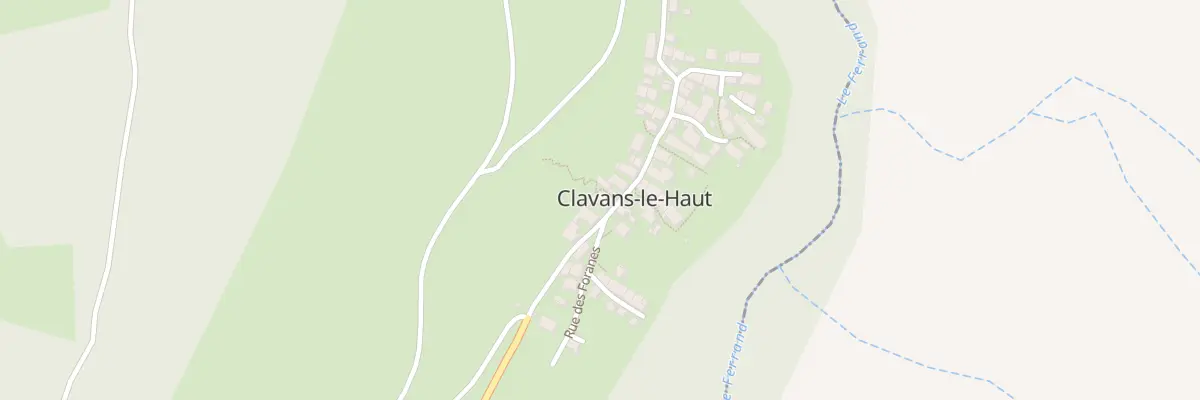 Plan du 5 Rte de Savoie à Clavans-en-Haut-Oisans