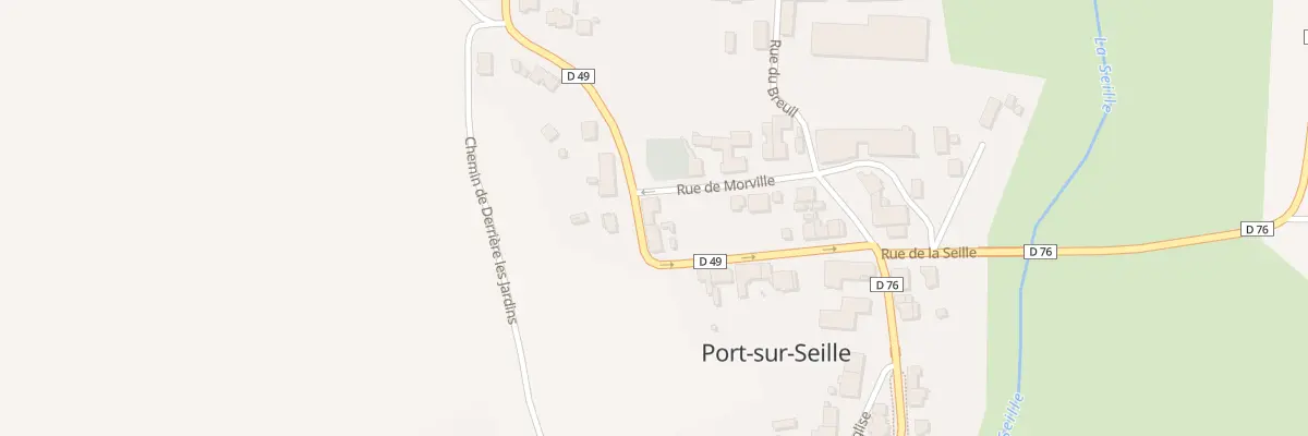 Plan du 11 Rue de Morville à Port-sur-Seille