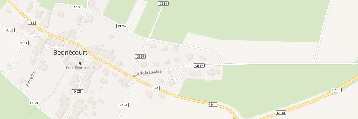 Plan du 6 Lot La Laviere à Begnécourt