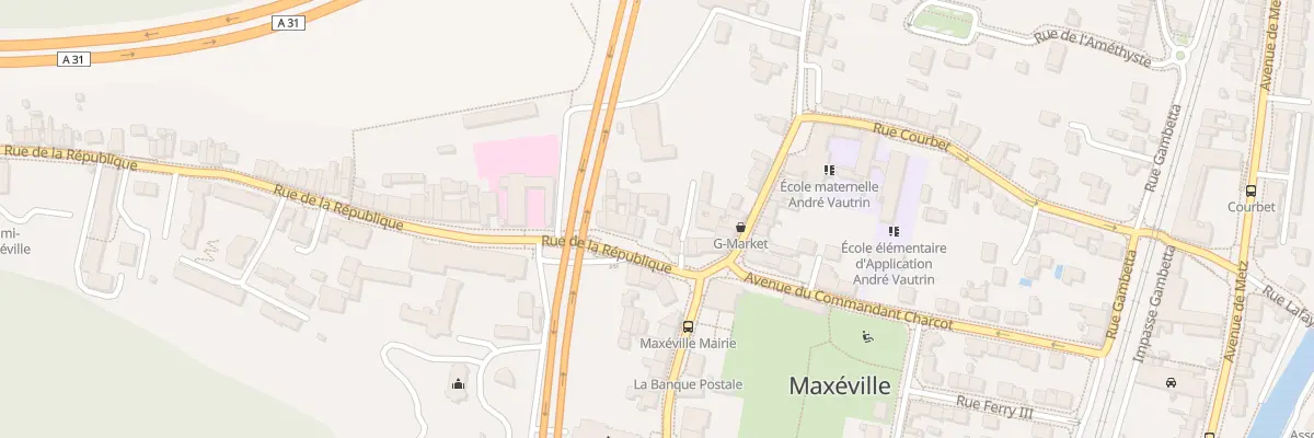 Plan du 12 Rue de la République à Maxéville