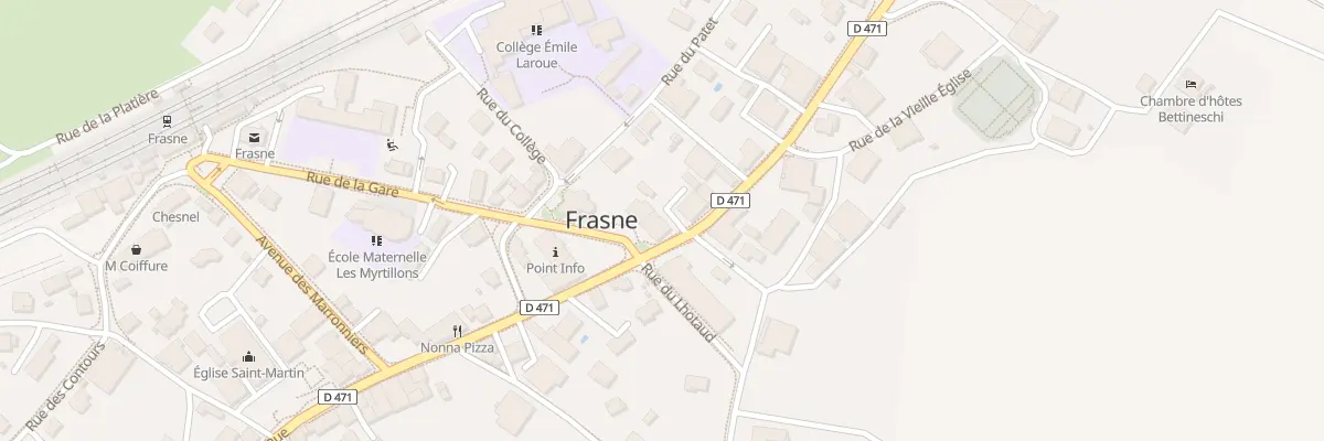 Plan du 42 Grande Rue à Frasne