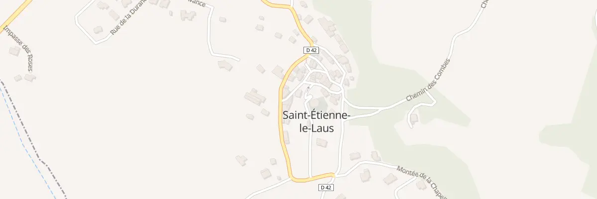 Plan du 5171 Le Village à Saint-Étienne-le-Laus
