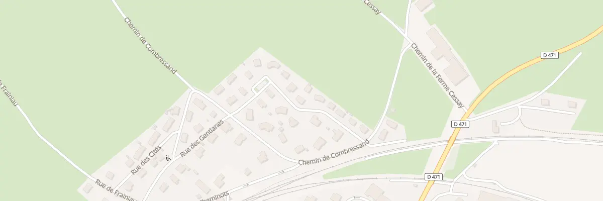 Plan du 14 Rue de la Douraize à Frasne