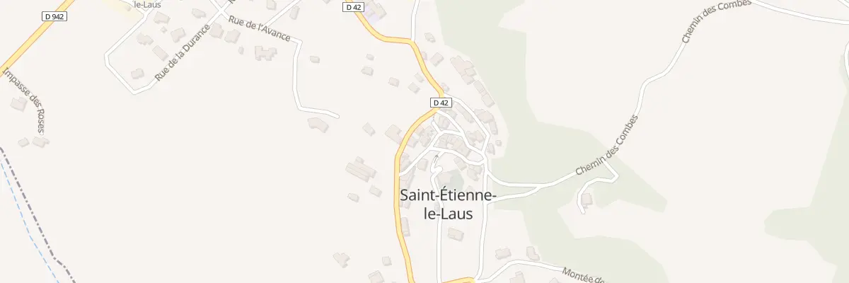 Plan du 5193 Le Village à Saint-Étienne-le-Laus
