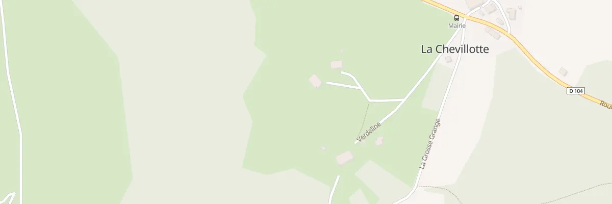 Plan du 2 Verdeline à La Chevillotte