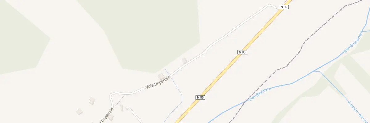 Plan du 1571 Voie Impériale à Aiglun