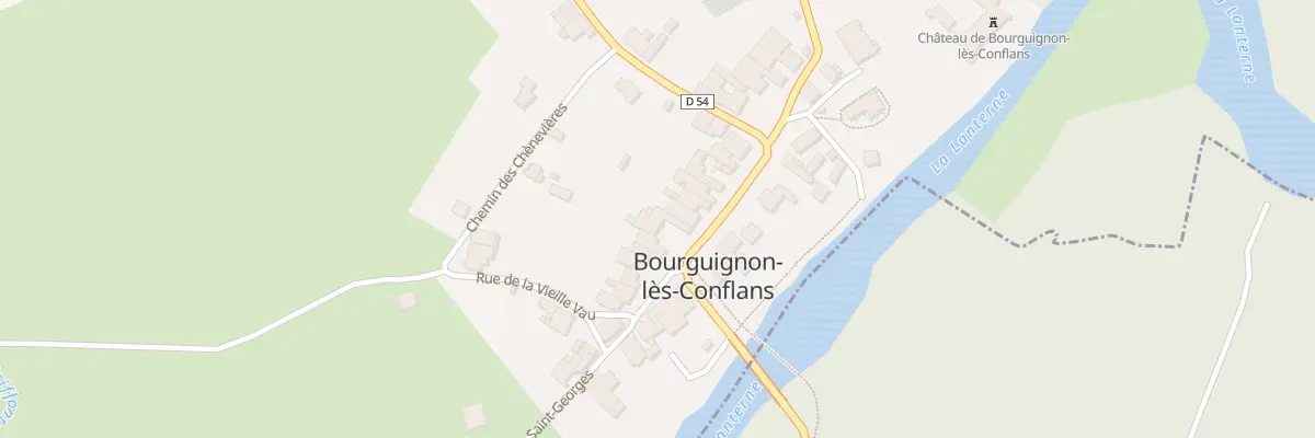 Plan du 12 Grande Rue à Bourguignon-lès-Conflans