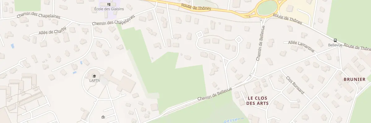 Plan du 3 Che de la Thuillère à Annecy