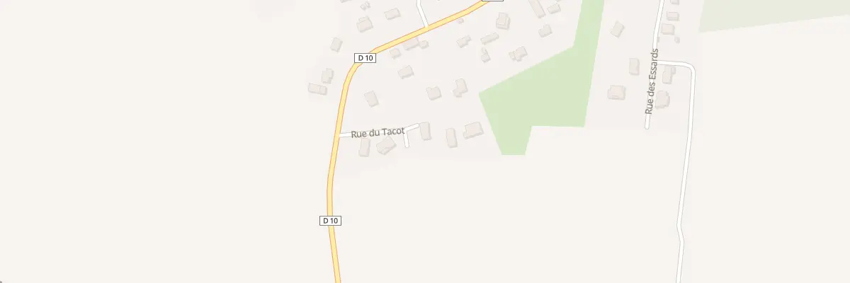 Plan du 6 Rue du Tacot à Auxon