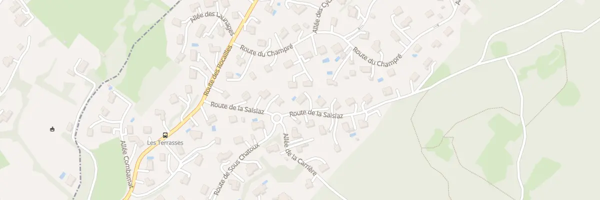 Plan du 173 Rte de la Saisiaz à Collonges-sous-Salève