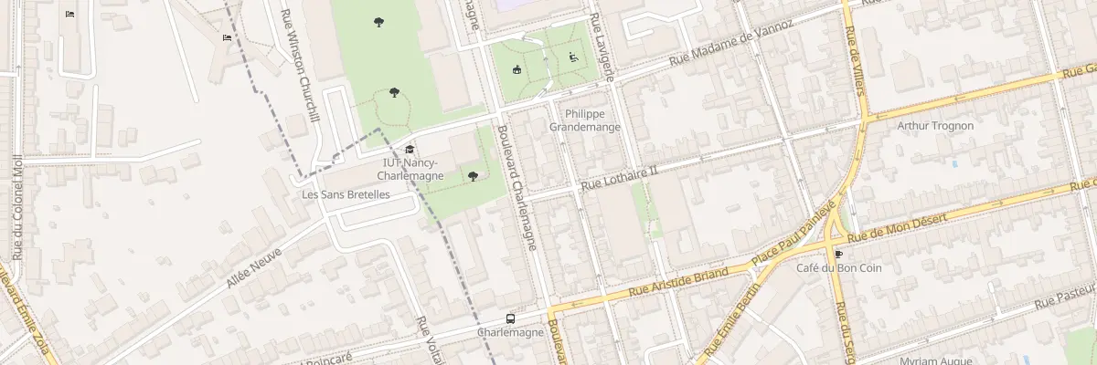 Plan du 44 Rue Lothaire II à Nancy