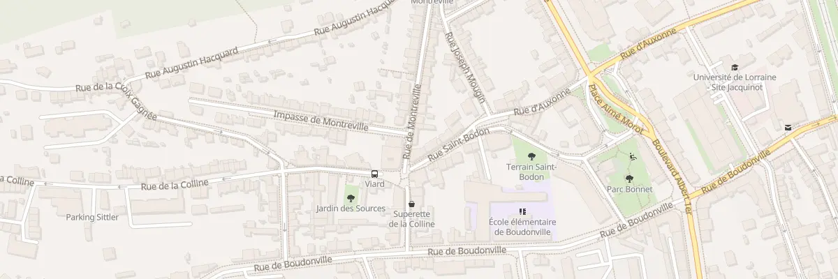 Plan du 4 Rue de Montreville à Nancy