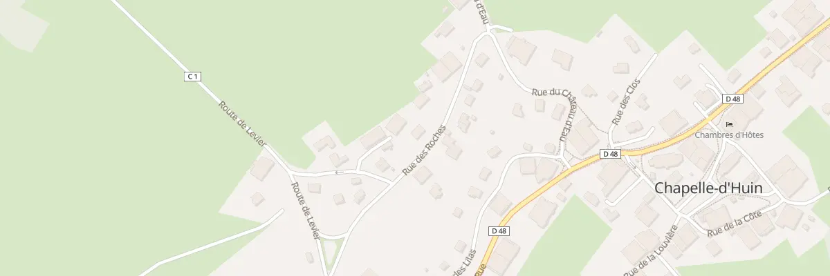 Plan du 10 Rue des Roches à Chapelle-d’Huin