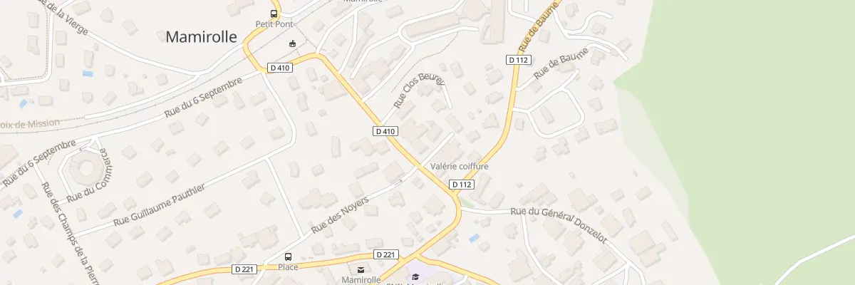 Plan du 34B Rue de la Gare à Mamirolle