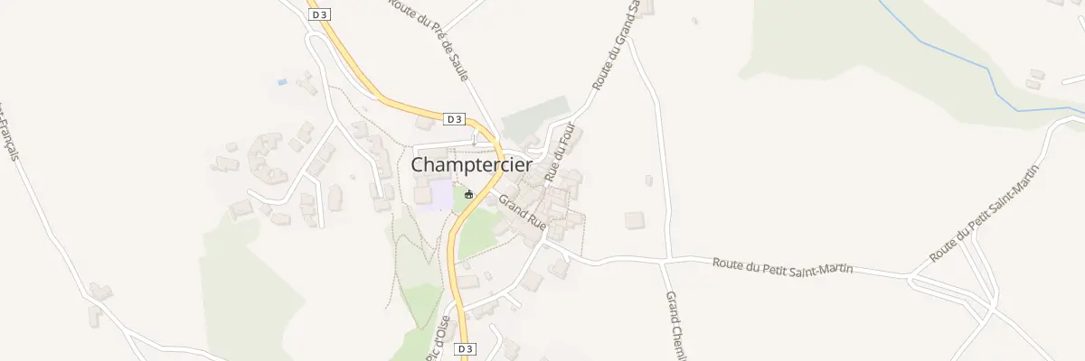 Plan du 5048 Le Village à Champtercier