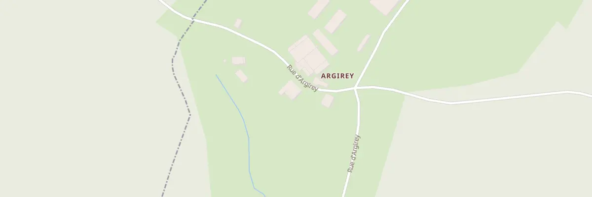 Plan du 3 Hameau d’Argirey à Villers-Pater