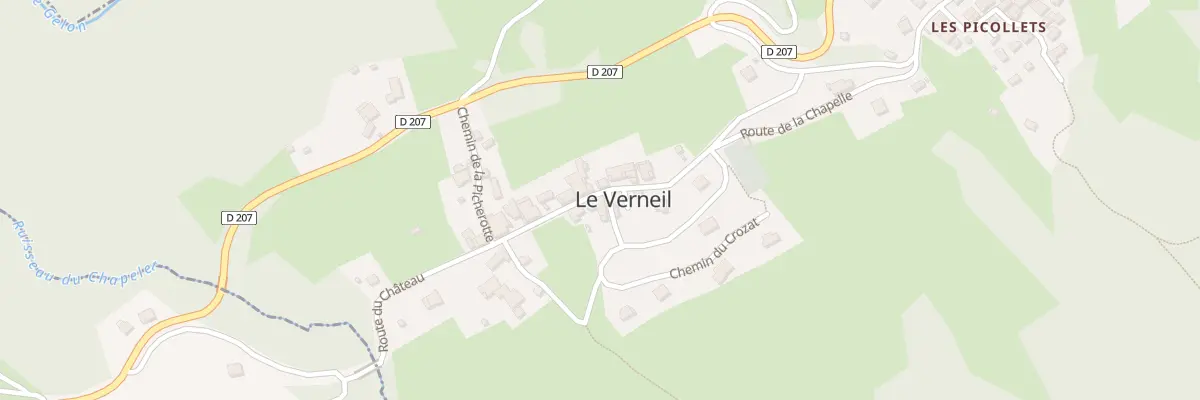 Plan du 5021 Le Chateau au Verneil