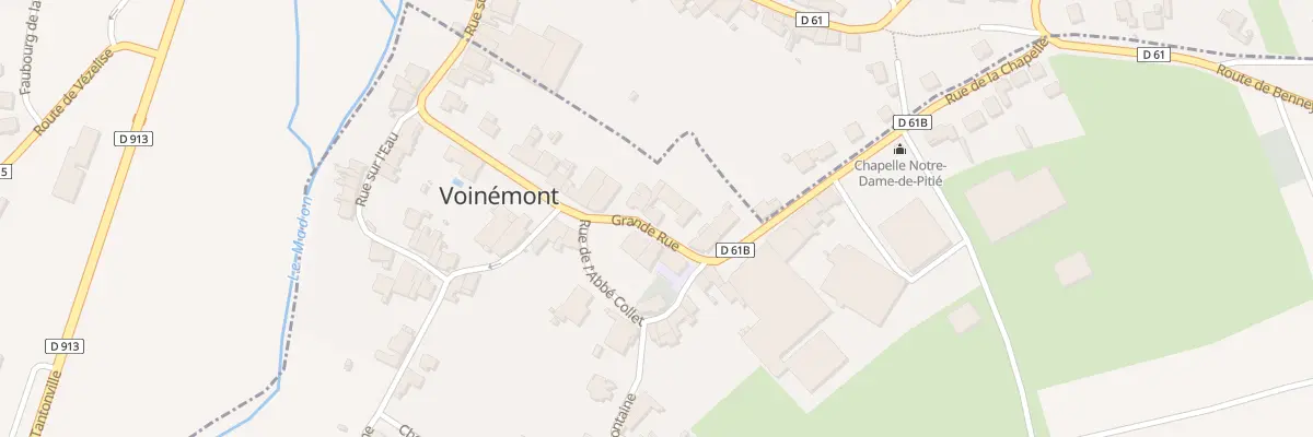 Plan du 6 Gr Grande Rue à Voinémont