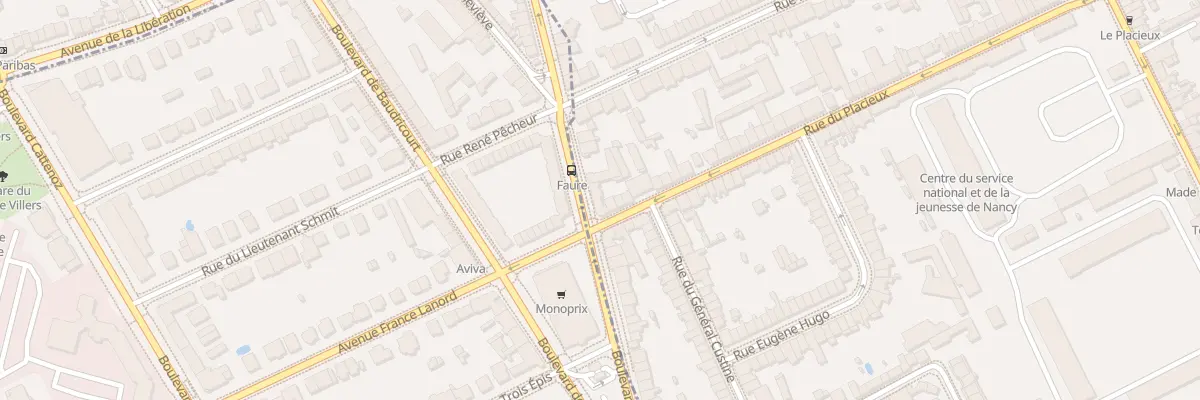 Plan du 104 Rue du Placieux à Nancy