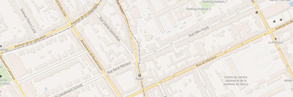 Plan du 78 Rue Félix Faure à Nancy