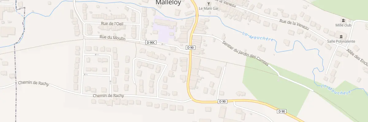Plan du 20 Rue de Nancy à Malleloy