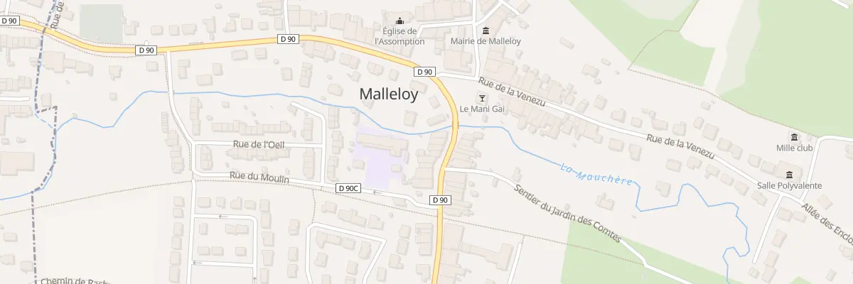 Plan du 4 Rue de Nancy à Malleloy
