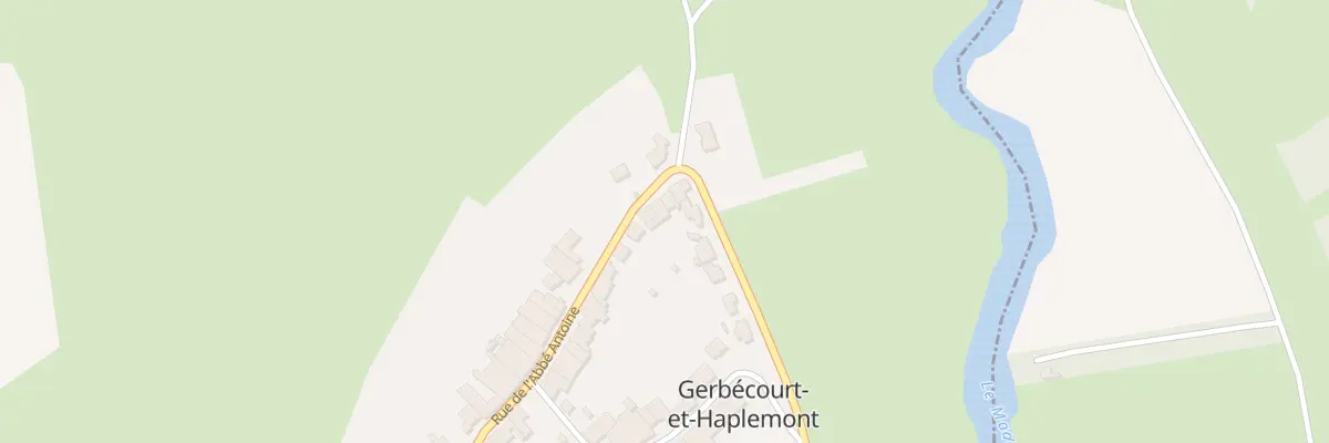 Plan du 22 Rue Abbe Antoine à Gerbécourt-et-Haplemont