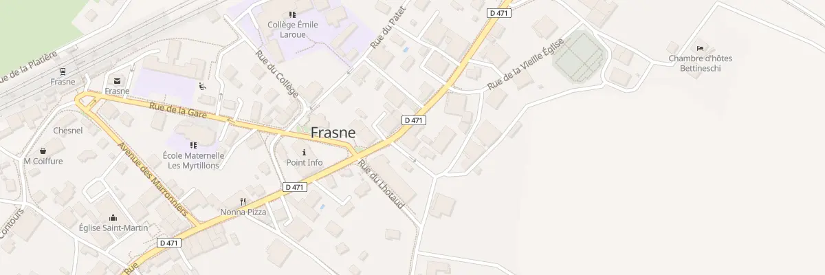 Plan du 27 Grande Rue à Frasne