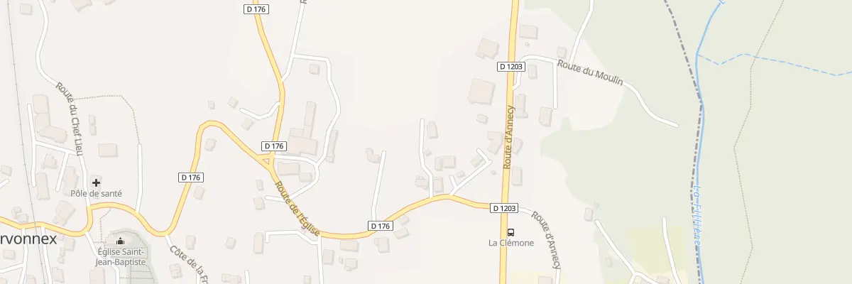 Plan du 102 Rte de l’Eglise à Charvonnex