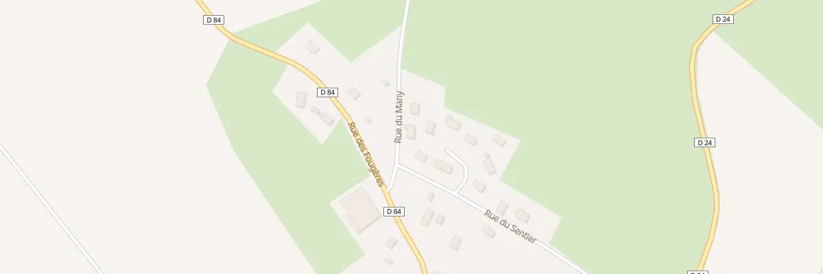 Plan du 2 Rue du Magny à Vandelans