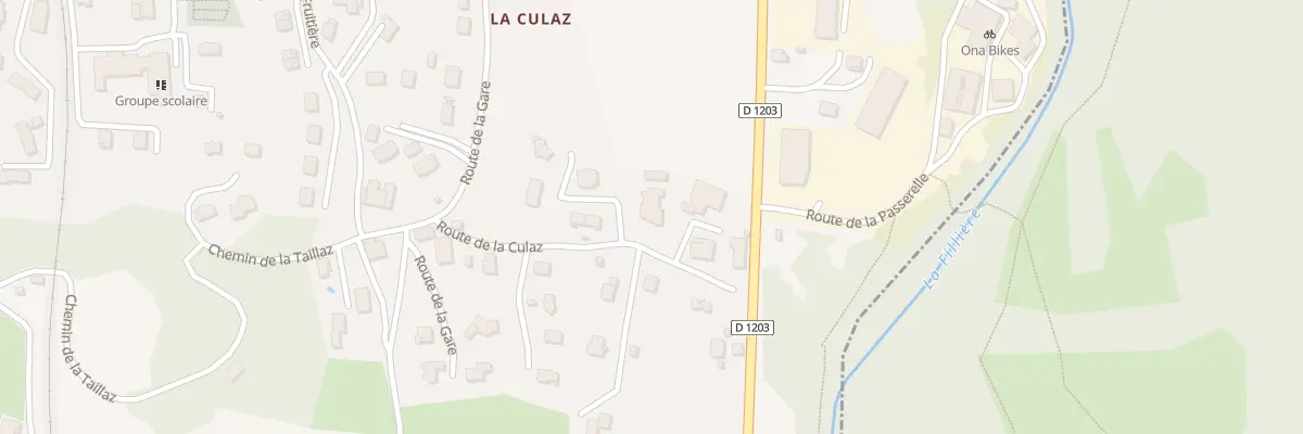 Plan du 110 Rte de la Culaz à Charvonnex