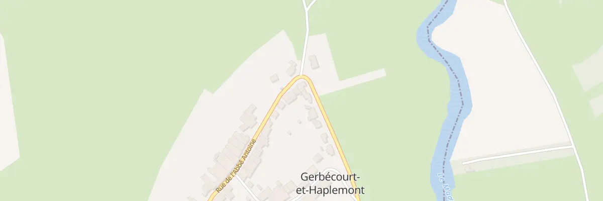 Plan du 24 Rue Abbe Antoine à Gerbécourt-et-Haplemont