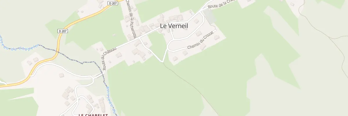 Plan du 5107 Le Chateau au Verneil