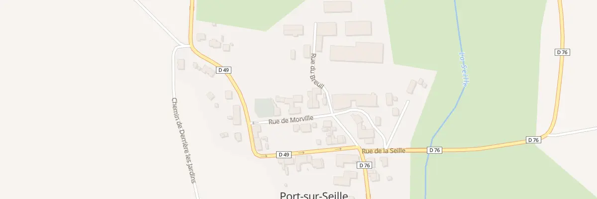 Plan du 6 Rue de Morville à Port-sur-Seille