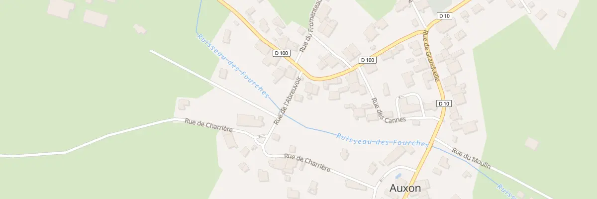 Plan du 3 Rue de l’Abreuvoir à Auxon