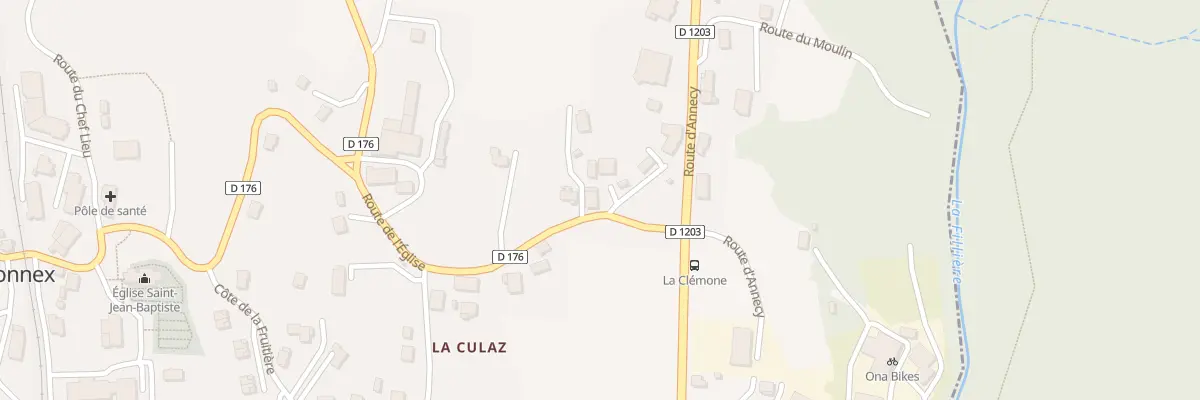 Plan du 78 Rte de l’Eglise à Charvonnex