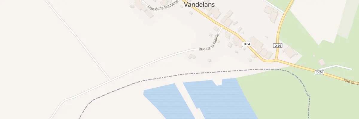 Plan du 5001 Che des Longues Pieces à Vandelans