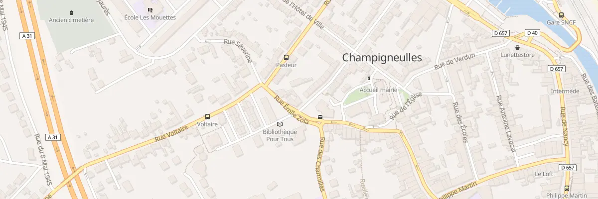Plan du 44 Rue Anatole France à Champigneulles