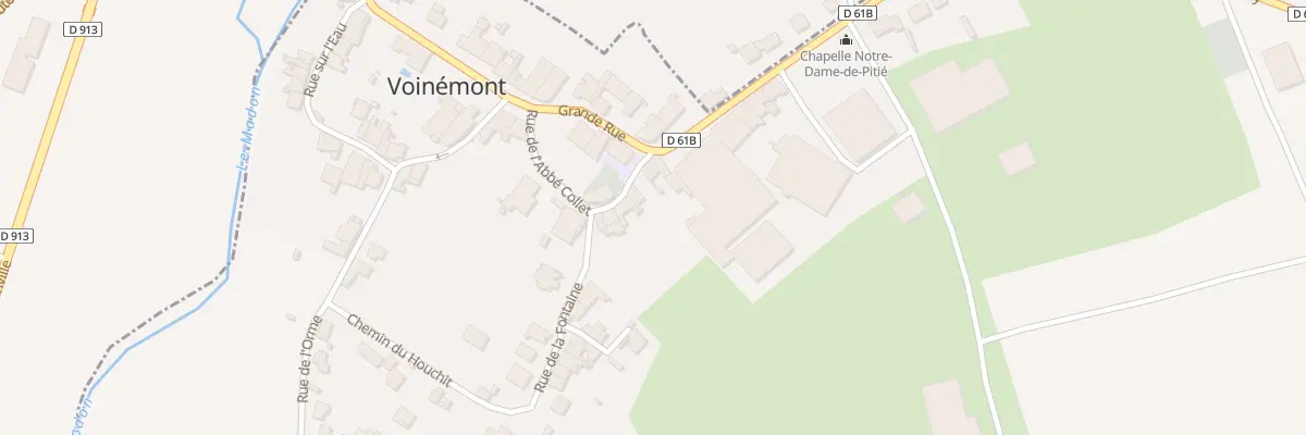 Plan du 7 Rue de l’Eglise à Voinémont