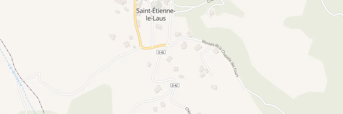 Plan du 5176 Forest La Beaume à Saint-Étienne-le-Laus