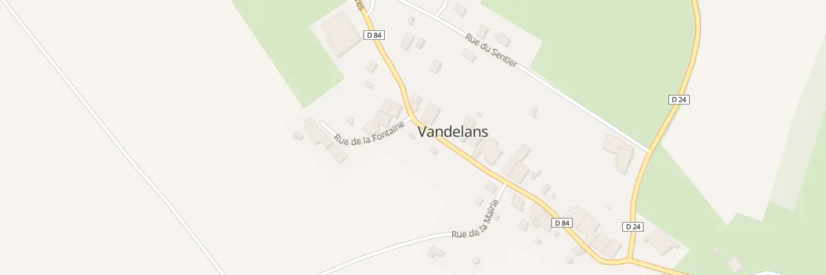 Plan du 13 Rue de Bauffremont à Vandelans