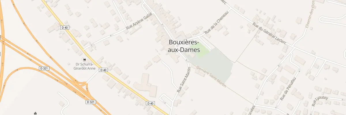 Plan du 3 Rue Saint Martin à Bouxières-aux-Dames