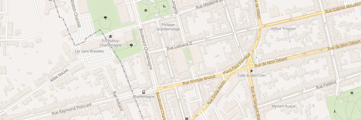 Plan du 35 Rue Lothaire II à Nancy