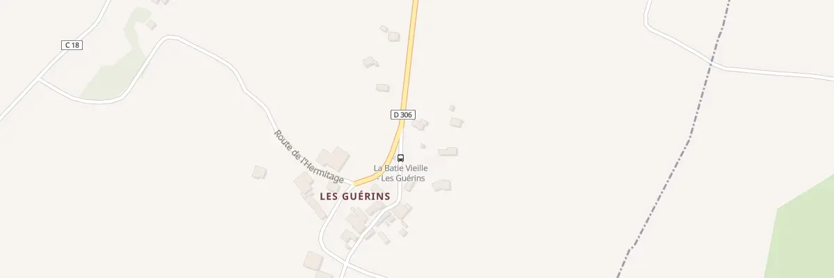Plan du 5110 Les Guerins à La Bâtie-Vieille