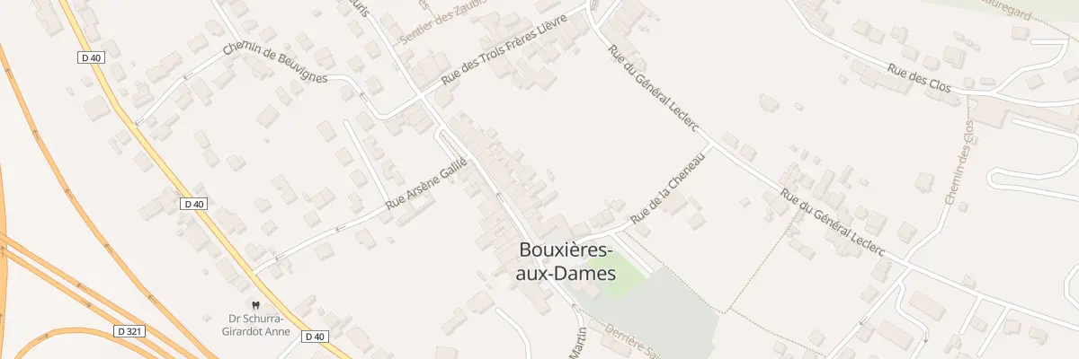 Plan du 12 Rue Saint Martin à Bouxières-aux-Dames