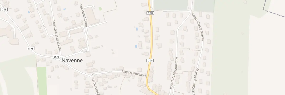 Plan du 40B Rue Gen Leclerc à Navenne